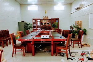 Lắp đặt hệ thống âm thanh hội thảo họp trực tuyến tại Công ty Quan Minh - Vân Đồn